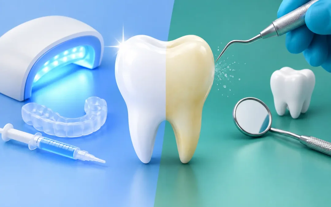 Teeth Whitening Versus Cleaning Explained