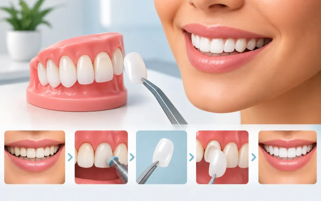 What the Porcelain Veneers Process Involves